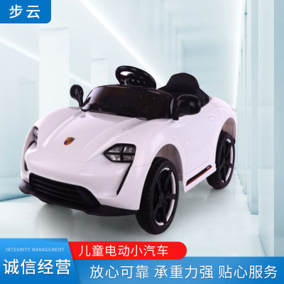 2021new Children's Electric Automobile with Early Education Remote Control Power Display