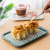 Creative Household Drain Tray Japanese Tray Dinner Plate Double-Layer Plastic Tea Tray Household Rectangular Storage Rack