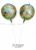 Birthday Mother's Day 4D Balloon Three-Dimensional Aluminum Coating Ball Confession Layout Decoration round