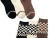 Checkerboard Cashmere Socks 4-Color Set of Thermal Middle Tube Socks in Stock