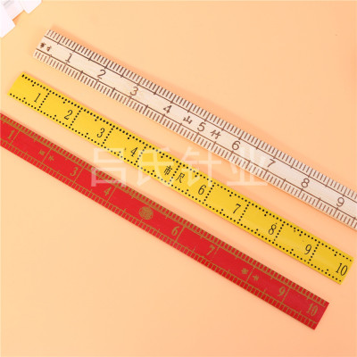 Plastic Chi Sewing Measuring Tape Chi Sewing Ruler Yellow Red White Baizi Qiansun Festive Supplies