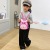 Children's Bowknot Schoolbag Sequin Backpack Colorful Shiny Girl Cute Cartoon Stylish Princess Bag Small Bookbag