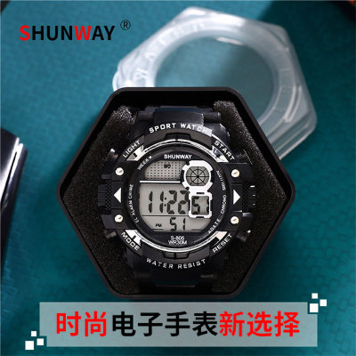 [Factory] Internet Celebrity Ins Electronic Watch Children and Teenagers Sports Fashion Watch Waterproof Luminous Watch