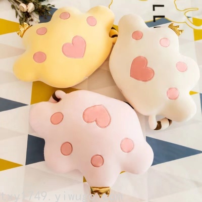 Factory Direct Sales Cartoon Crown Old Tiger Claws Pillow Animal Foot Plush Toy Doll Cushion Cushion Doll
