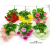 New Mini Carnation Artificial Flower Bouquet Plastic Flowers Ornamental Flower Wedding Flower European Silk Flower