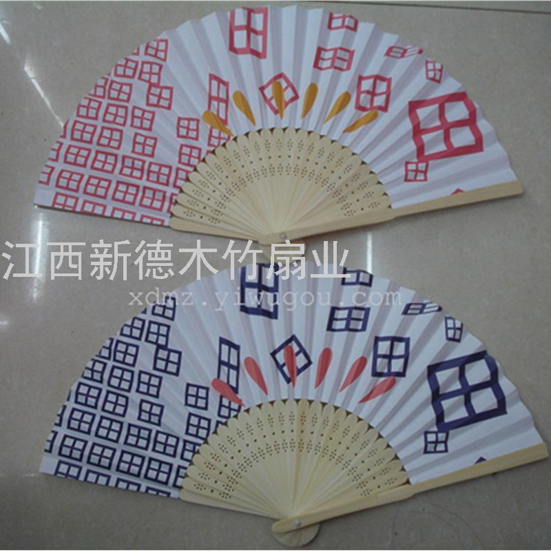 德祯  厂家直销各类木竹制扇塑料扇广告促销礼品扇子