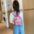 Children's School Bag Shiny Backpack Colorful Shiny Girl Baby Cute Cartoon Stylish Princess Bag Small Bookbag