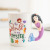 Cross-Border Creative Mermaid Style Ceramic Cup Cartoon Mug Personality Ceramic Cup Milk Cup Office Water Cup