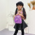 Rabbit Ears Bowknot Children's Schoolbag Sequin Backpack Colorful Shiny Girl Cute Cartoon Stylish Princess Bag