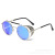 European and American New Steampunk Glasses Personalized Windshield Sunglasses Sun Glasses Retro Color Film Reflective Aviator Sunglasses