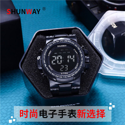 [Manufacturer] Hot Sale Children's Electronic Watch Waterproof Drop-Resistant Luminous Alarm Clock Student Sports Watch in 2021