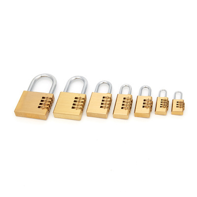 Lock Padlock Copper Lock Password Lock Factory Direct Supply Copper Password Lock Arc Password Lock Arc Copper Password Lock