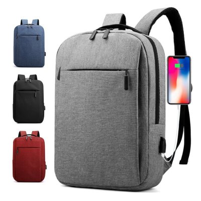 Customized Logo Stall Xiaomi Backpack New Simple USB Charging Backpack Men's and Women's Casual Business Computer Bag