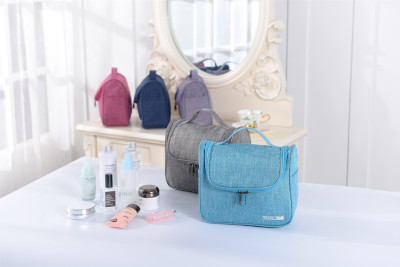 Travel Storage Cationic New Water-Proof Bag with Hooks Wash Bag Organizing Storage Bag Folded Bag Cosmetic Bag