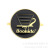 Custom Concave-Convex Printing round Bag Metal Trademark Processing Wallet Logo Custom Wholesale Alloy Handbag Signs