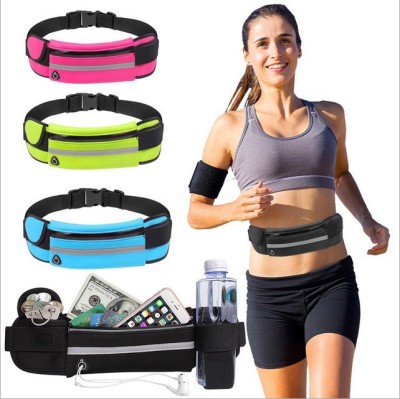 Bottle Waist Pack Outdoor Sports Waist Bag Fitness Waist Pack Waterproof Anti-Theft Mobile Phone Waist Bag Close-Fitting Riding