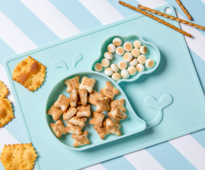 Children's Silicone Food Supplement Plate