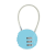 Qianyu Padlock Color Coded Lock of Bags and Suitcases Wire Rope Padlock with Password Required