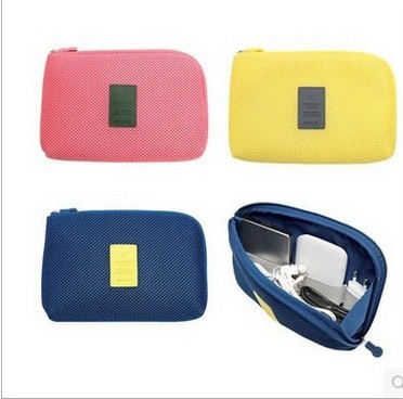 Factory Direct Sales Korea Shockproof Travel Digital Storage Bag Power Cable Charger Cosmetic Bag Organizing Folders
