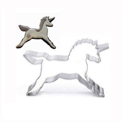 Cookie Cutter Unicorn Horse White Horse Angel Cute Unicorn Cookies Cookie Cutter with Baking Tool