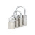 Lock Padlock Iron Padlock Factory Direct Supply Door Security Lock Bicycle Padlock Spray Chrome Embossed Word Lock