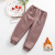 Children's Pants Autumn and Winter Clothing New Boy Girl Baby Fleece-Lined Thermal Trousers Children Pants One Piece Dropshipping