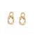 Fashion Exaggerated Earrings Cross-Border Hot European and American Earrings CCB Square Ins Retro Style Earrings