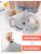 Factory Direct Sales Lying Style Crown Long Nose Elephant Plush Toy Comfort Children Sleep Companion Doll Festival Pillow