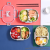 T07-8160 Stainless Steel Children's Bowl Cartoon Eating Bowl Soup Baby Bowl Dual-Use Complementary Food Children's Tableware