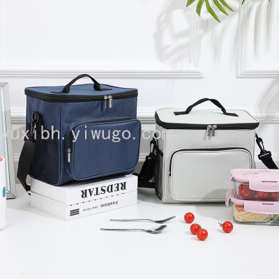 New Large Ice Bag Large Capacity Insulation Outdoor Picnic Bag Portable Crossbody LunchBag Pearl Aluminum Film Lunch Bag