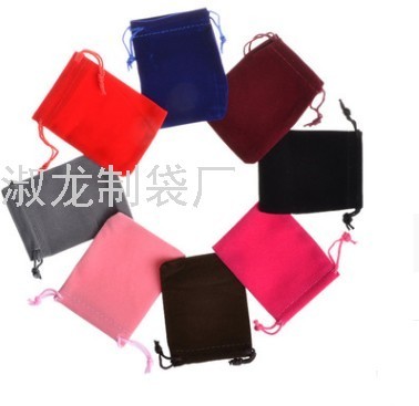 Manufacturer Flannel Bag Drawstring Bag Silk Pouch Drawstring Bag Jewelry Bag Jewelry Package Bag Small Cloth Bag
