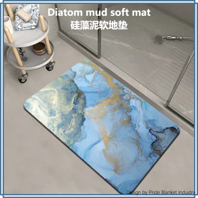 Diatom Ooze Floor Mat Absorbent Floor Mat Bathroom Toilet Door Non-Slip Foot Mats Kitchen Oil-Proof Mat