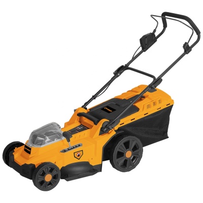 WORKSITE 2 Battery Lawn Mower Plastic 55L Garden Mower Grass