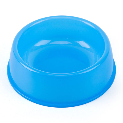 Factory Direct Sales Candy Color Plastic Pet Bowl Puppy Cat Basin Tableware Large Pet Dog Basin Transparent Fanxi Pet