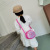Children's Bags Sequin Cross Body Bag, Colorful Shiny Girl Cute Cartoon Stylish Princess Bag Small Bookbag Shoulder Bag