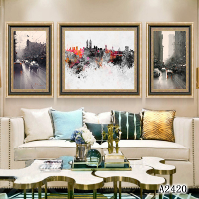 Picture Frame Landscape Oil Painting and Mural Decorative Painting Photo Frame Cloth Painting Decorative Calligraphy and Painting Hanging Picture Decoration Craft Sofa and Bedside