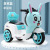 Children's Electric Tricycle Rechargeable Motorcycle Can Sit Baby Remote Control Toy Car
