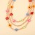 Long Sweater Chain Wholesale Bohemian Style Handmade Color Bead Necklace Multi-Layer Flower Beaded Direct Supply