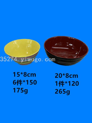 Melamine Tableware Melamine Stock Spot Melamine Dish Melamine Bowl Amine Cup Running Rivers and Lakes Stall Hot Sale