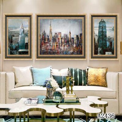 Picture Frame Landscape Oil Painting and Mural Decorative Painting Photo Frame Cloth Painting Decorative Calligraphy and Painting Hanging Picture Decoration Craft Sofa and Bedside