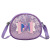 Children's Bags Sequin Cross Body Bag, Colorful Shiny Girl Cute Cartoon Stylish Princess Bag Small Bookbag Shoulder Bag