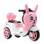 Children's Electric Tricycle Rechargeable Motorcycle Can Sit Baby Remote Control Toy Car