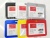 New Double-Sided Transparent Work Card Employee Fair ID Badge Plastic Bus Access Control Student Meal Card Set