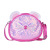 Children's Bags Sequin Cross Body Bag, Colorful Shiny Girl Cute Cartoon Stylish Princess Bag Small Bookbag Shoulder Bag