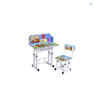 Kindergarten Desk Desk Myopia Prevention Anti-Humpback Household Adjustable Children's Study Desk Set in Stock Wholesale