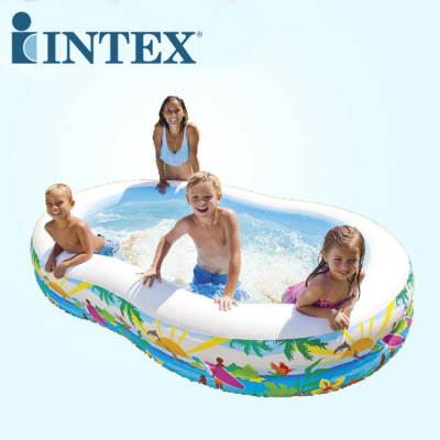 American Intex56490 8-Shaped Pool Inflatable Pool Family Inflatable Pool Children Paddling Pool