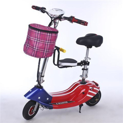 Manufacturer One Piece Dropshipping Little Dolphin Electric Car Men's and Women's Two-Wheel Folding Scooter Adult Small Bicycle