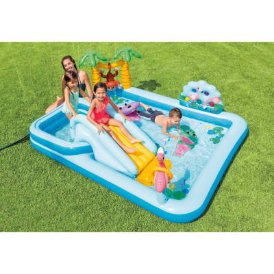 Intex57161 Crocodile Park Slide Park Pool Inflatable Children's Swimming Pool Bath