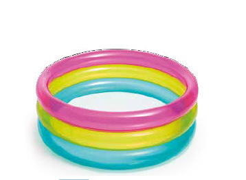 American Intex57104 Fluorescent Three-Ring Inflatable Swimming Pool Baby Paddling Pool Baby Bathtub Bathtub