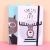 Cartoon Cat Student Diary Book Mini Notepad Gift Present Strap Pockets Notebook Portable Notebook